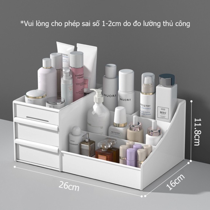 Kệ đựng đồ mỹ phẩm phong cách Hàn Quốc kệ mỹ phẩm hàng cao cấp HQ