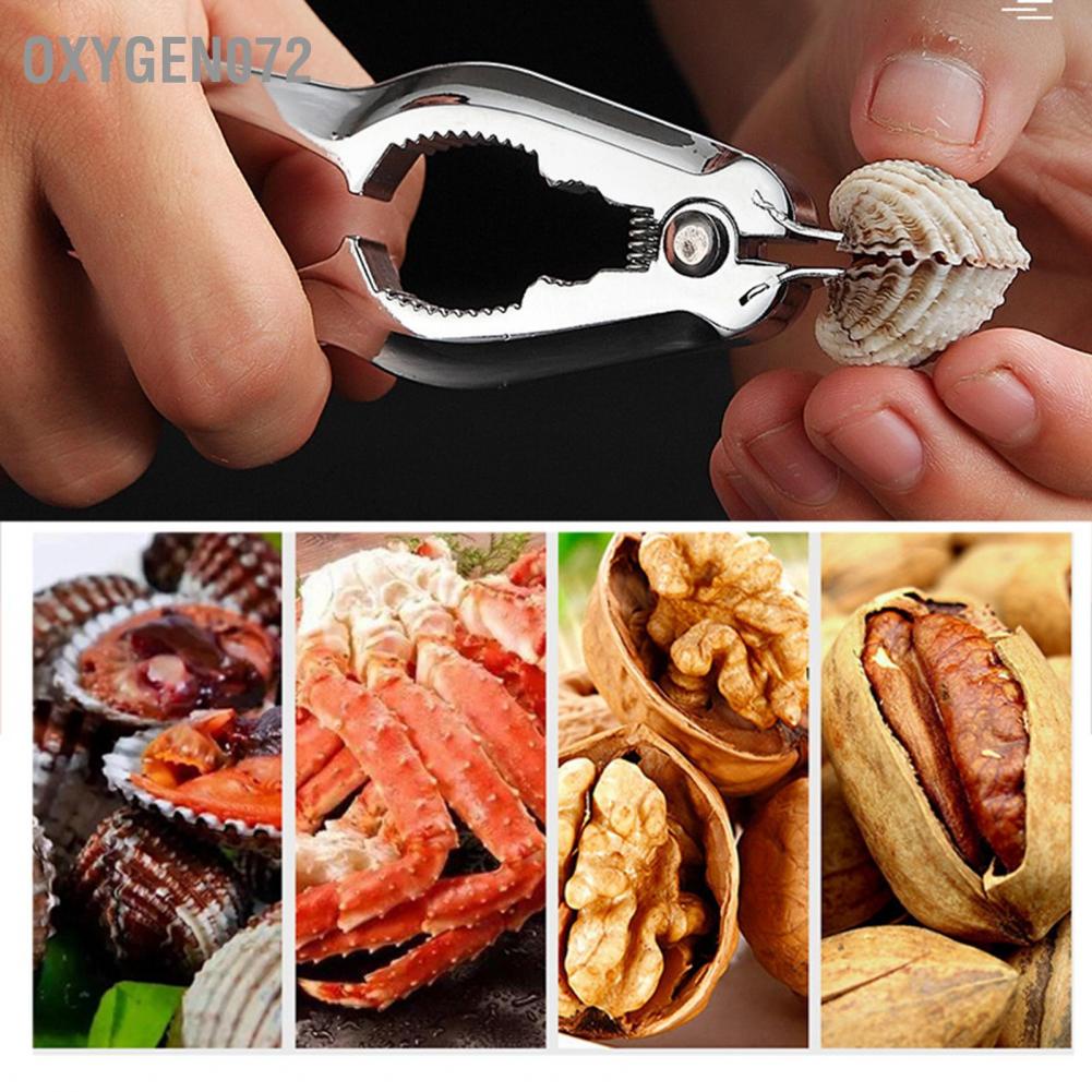 Oxygen072 Blood Clam Opener Crab Pliers Nut Cracker Multi Functional Tool for Kitchen Shellfish Food