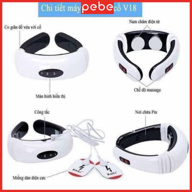 Máy Massage 3D trị liệu cao cấp, massage cổ, vai, gáy xóa tan mệt mỏi.