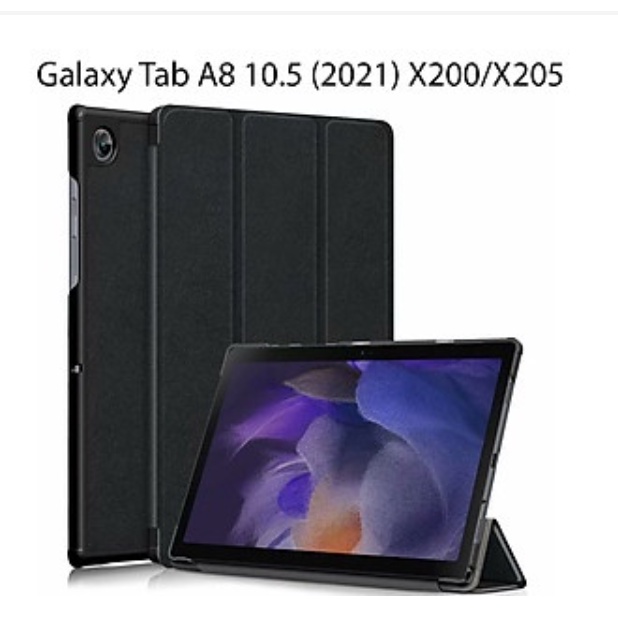 Bao da 2 mặt cho Samsung Galaxy Tab A8 10.5inch X200, X205 lứng cứng bảo vệ máy