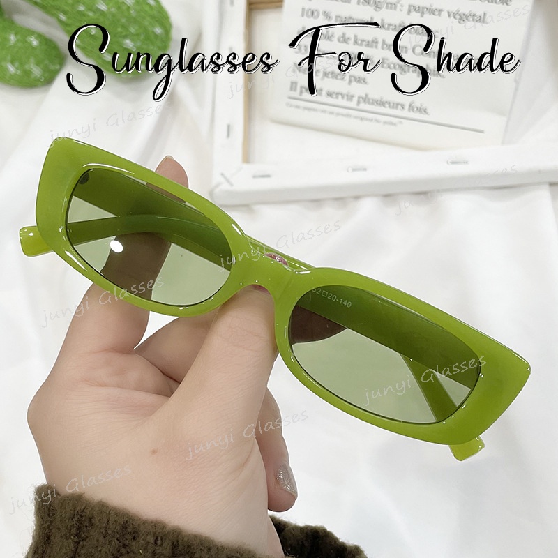 Kính Mát Gọng Vuông Nhỏ Nhiều Màu Sắc Thời Trang Cho Nữ