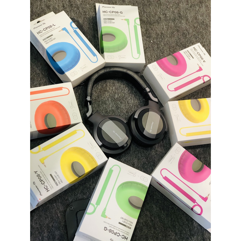 Dây cáp và đệm tai nghe cho HDJ CUE1 mã HCCP 08 Pioneer DJ - Hàng Chính Hãng