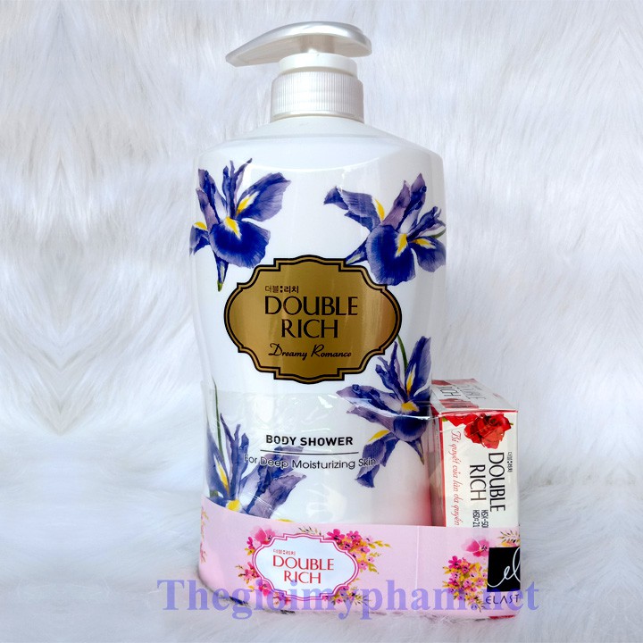 Sữa Tắm Double Rich 800g - Tặng 1 Xà Bông Cục 90g