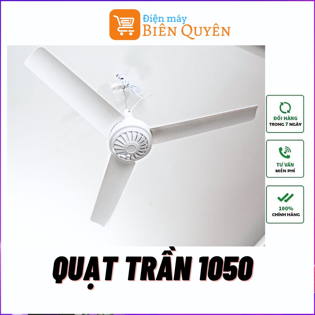 Quạt trần 3 cánh sải cánh 1050mm, quạt treo mini chạy êm, tiết kiệm điện