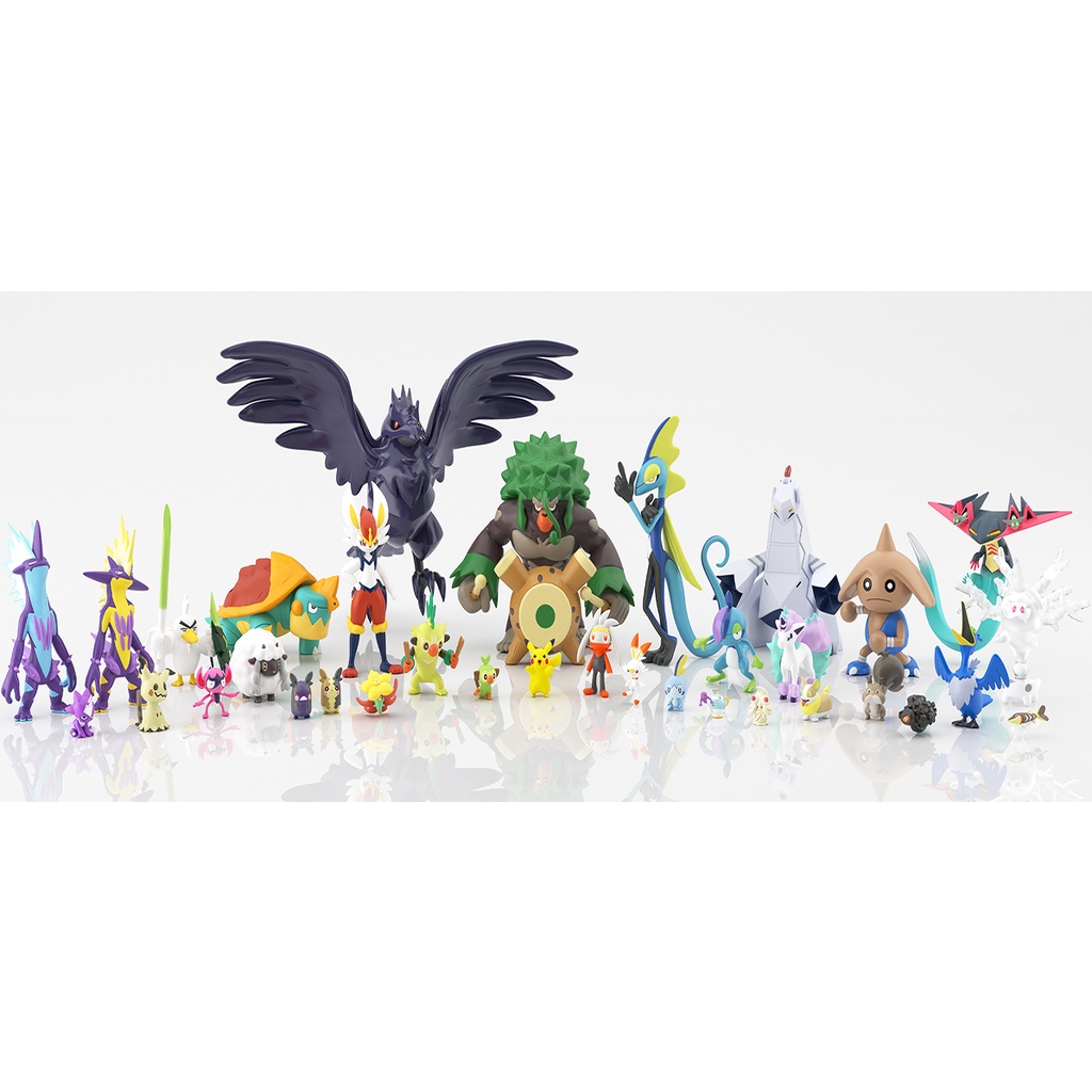Mô hình đồ chơi chính hãng Bandai Pokemon Scale World 1/20 Galar Region Vol 1 & Rillaboom