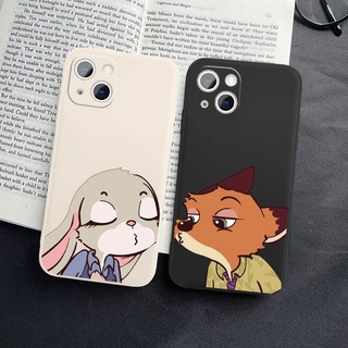 Ốp Điện Thoại Silicon Họa Tiết Judy Nick Cho iPhone 14 Pro Max 13 12 Mini 11 XS XR X 8 7 Plus 6S 6 SE 13pro