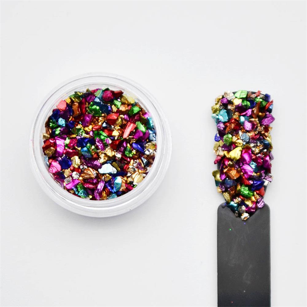 Kim Tuyến Lấp Lánh Nhiều Màu Sắc Trang Trí Móng Tay Nghệ Thuật DIY