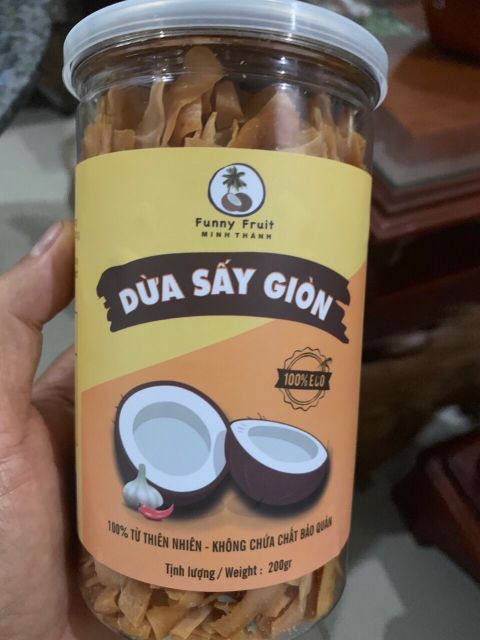 Dừa sấy giòn Bến Tre