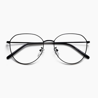 Kính 0 độ gọng to viền kim loại sáng cực xinh (MS04)