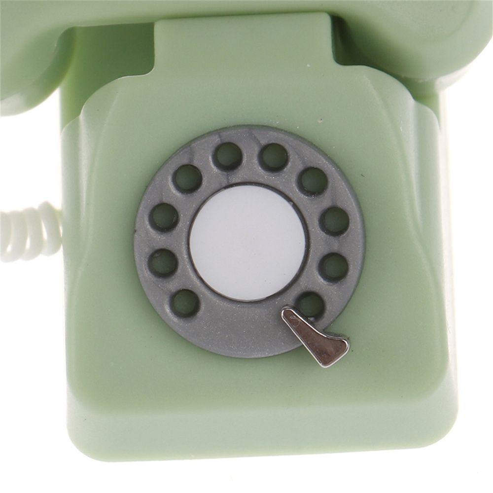Điện Thoại Cổ Điển Mini Trang Trí Nội Thất Cho Nhà Búp Bê