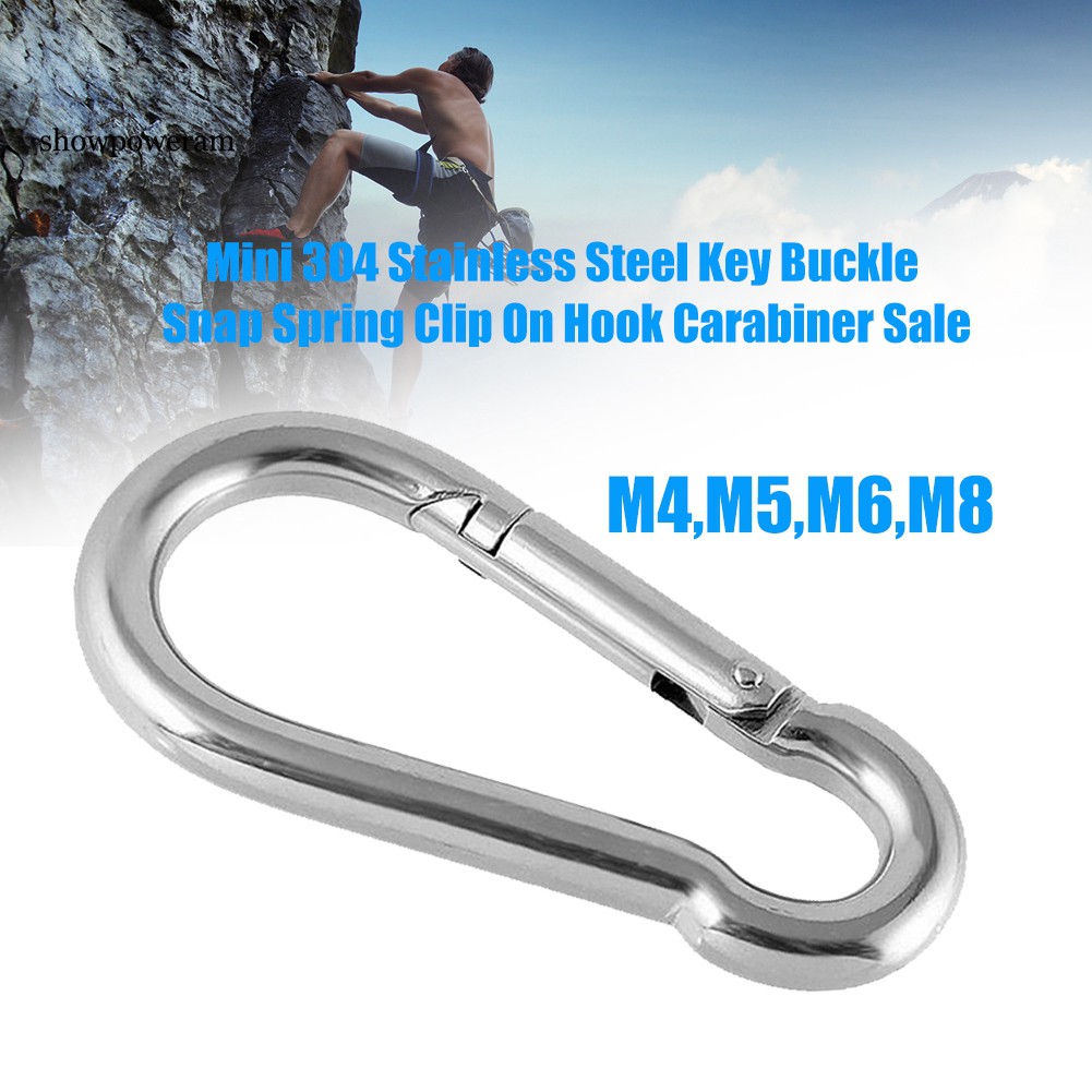 Móc khóa dã ngoại đa năng bằng thép không gỉ