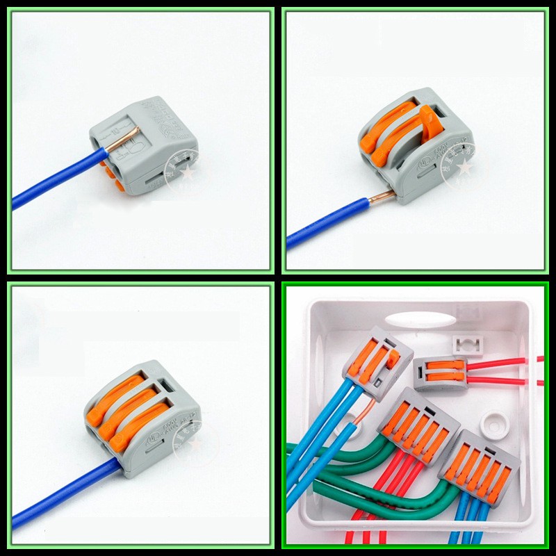 Cút nối dây điện nhanh KV774 2 3 4 5 8 cổng