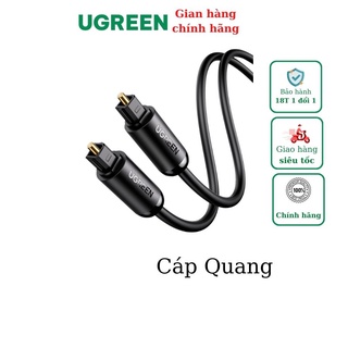  Cáp âm thanh quang dài 1m - 3m  Toslink Optical  Ugreen 70890 70891 70892 70893 