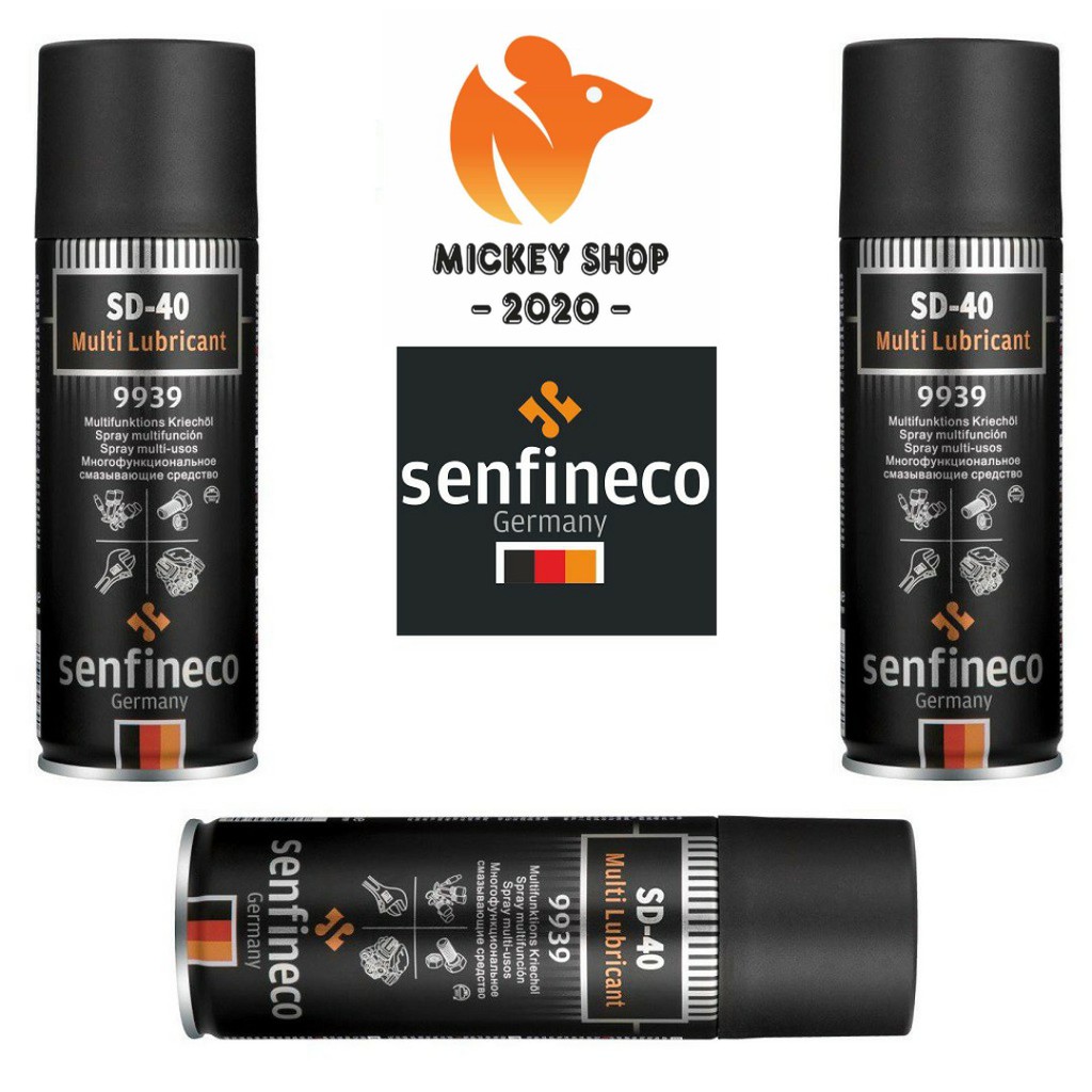 Bôi Trơn, Làm Sạch và Bảo Vệ Bề Mặt Chi Tiết Senfineco 9939 - 200ML SO-40 Multi Lubricant -CHÍNH HÃNG