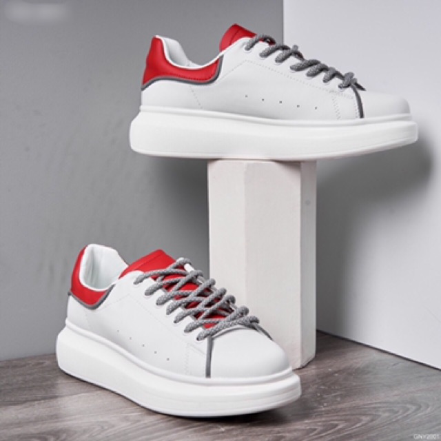 [FREESHIP] Giày Nam Nữ Sneaker MCQ Giày Thể Thao Nam Nữ Gót Đỏ [GIÁ RẺ]