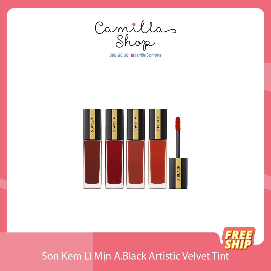 🔰Chính Hãng 100%🔰 🔰Chính Hãng 100%🔰 Son Kem Lì Mịn A.Black Artistic Velvet Tint Cực xinh