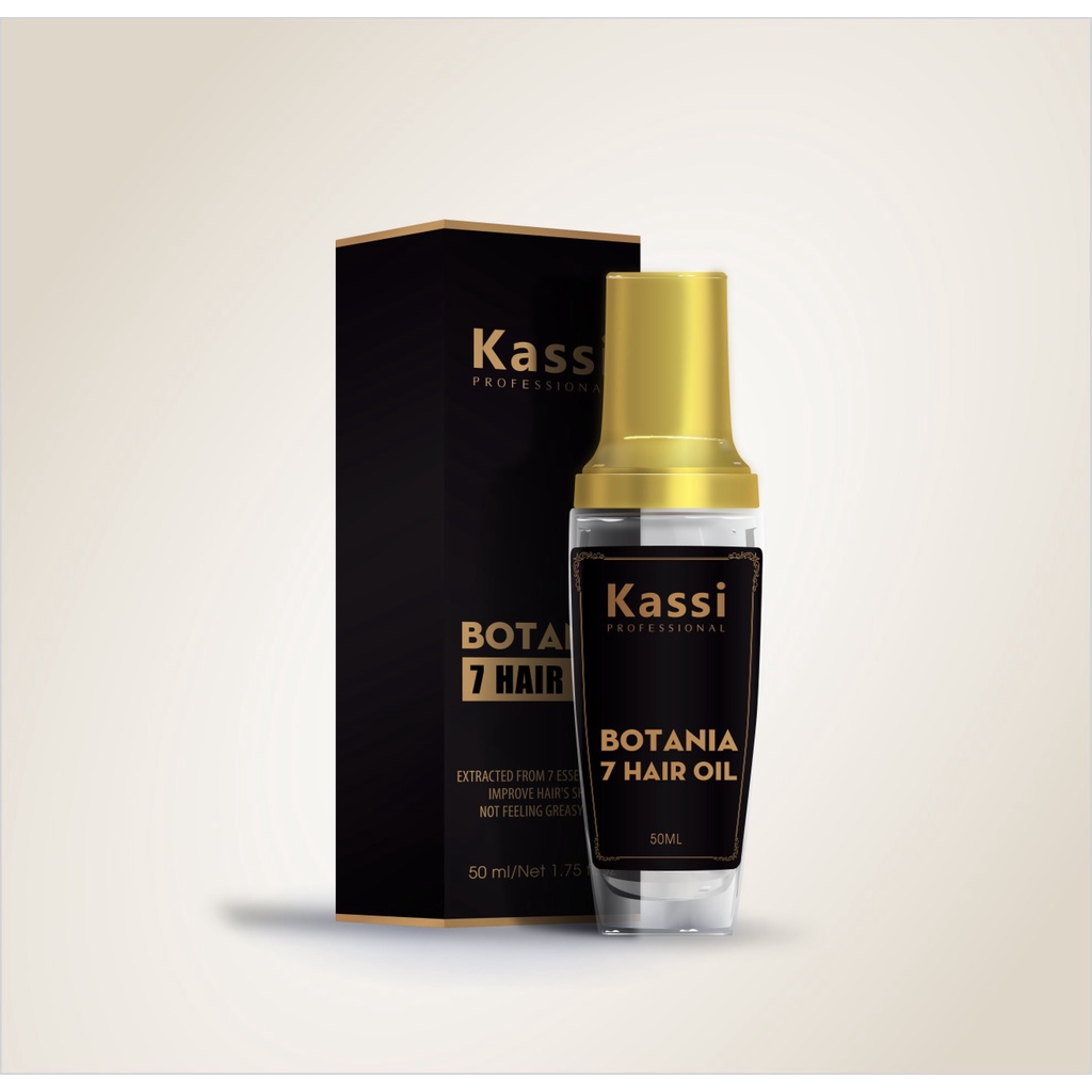 Tinh dầu dưỡng bóng tóc Kassi BOTANIA 7 Hair Oil 50ml