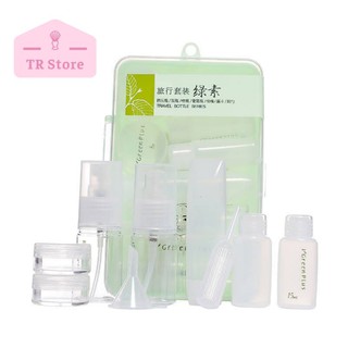 Bộ tách chiết mỹ phẩm du lịch 10 chi tiết Green Plus