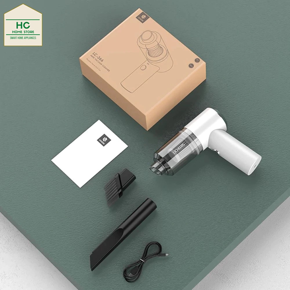 Máy Hút Bụi Mini Cầm Tay - Máy Hút Bụi Không Dây Lực Hút Cực Mạnh - Dùng Cho Oto Và Gia Đình - Sạc USB