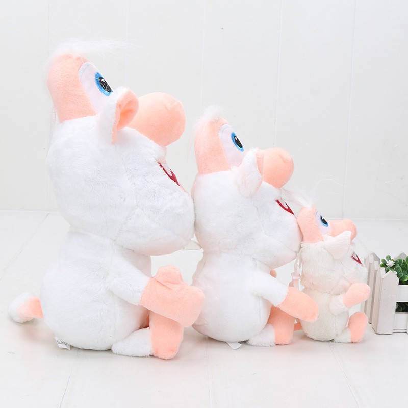 Thú nhồi bông hình nhân vật hoạt hình booba đáng yêu Russian Cartoon Booba Buba Plush Dolls Soft Stuffed Toys Dolls