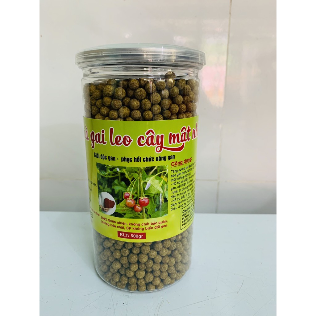 💥Viên cà gai leo cây mật nhân🌿 hỗ trợ chức năng gan Hộp 250gr và 500gr