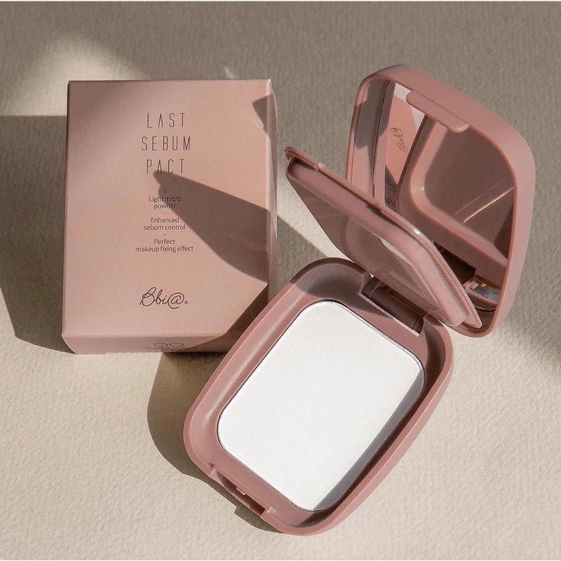 Phấn phủ kiềm dầu Bbia Last Sebum Pact 00 Super Clear