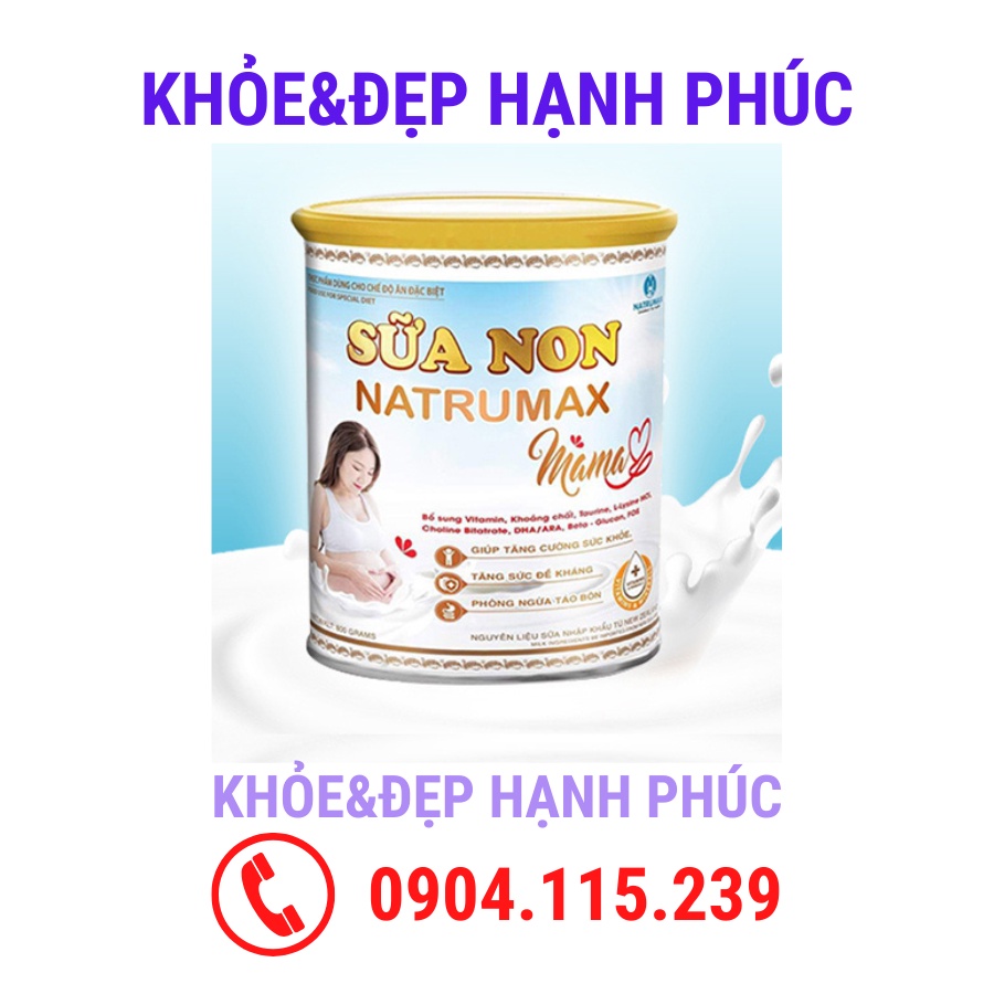Sữa non natrumax mama hỗ trợ bà bầu – 800 gr/hộp