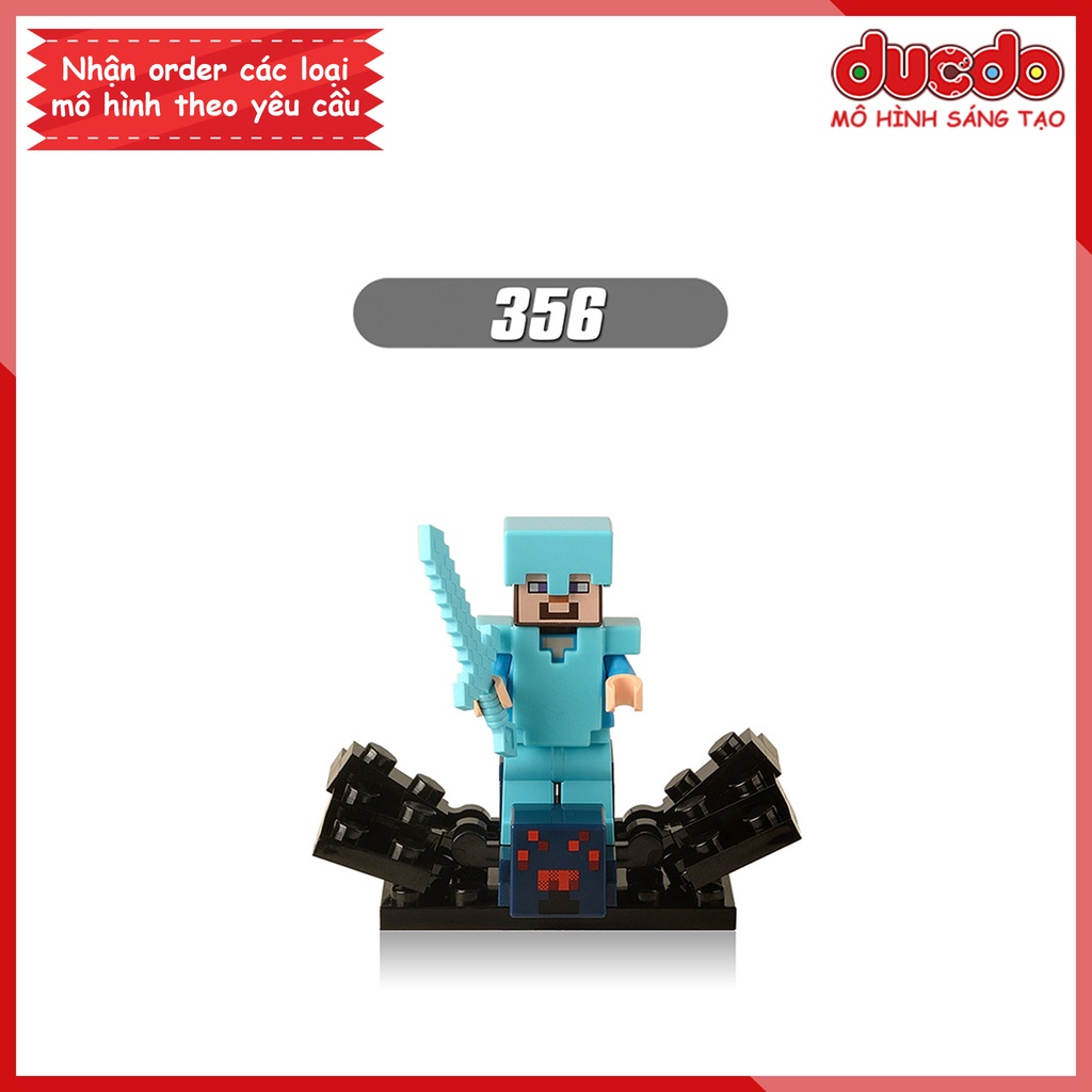Minifigures các nhân vật Minecraft - Đồ chơi Lắp ghép Xếp hình Mini Mô hình XINH X0127