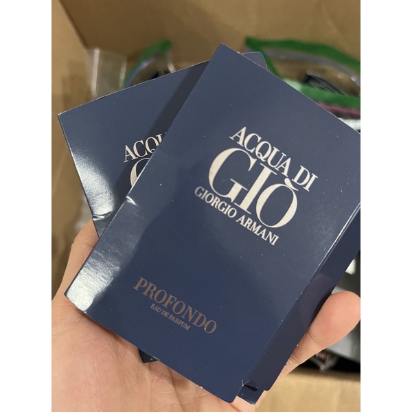 (Vial) Mẫu dùng thử nước hoa Giorgio armani profondo