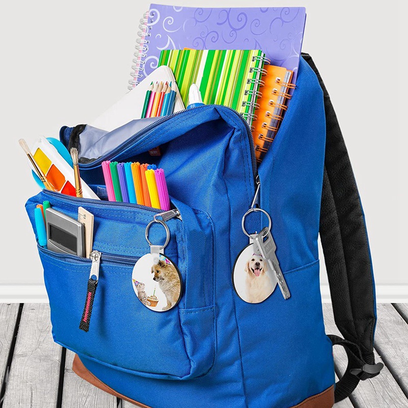 Bộ 36 Móc Khóa Trống Truyền Nhiệt DIY