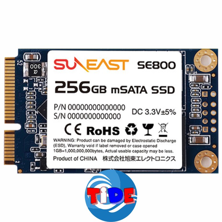 Ổ cứng SSD mSATA SunEast 256GB nội địa Nhật Bản – CHÍNH HÃNG – Bảo hành 3 năm – mSata3 SSD chính hãng