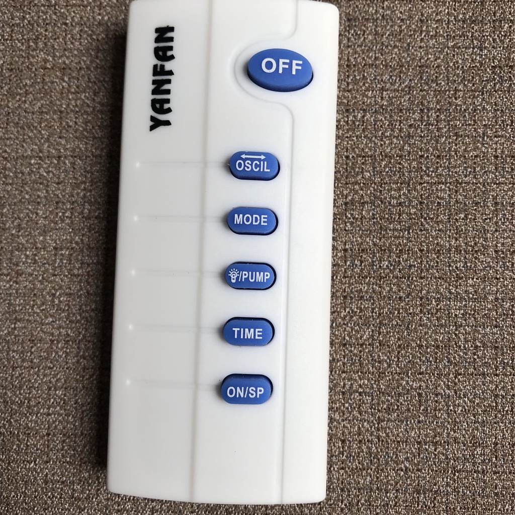 remote điều khiển quạt YANFAN hàng zin , tặng kèm pin