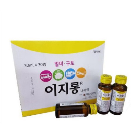 [Hàng Sẵn] Lẻ 1 chai Nước uống thảo mộc chống say tàu xe Hàn Quốc 30ml