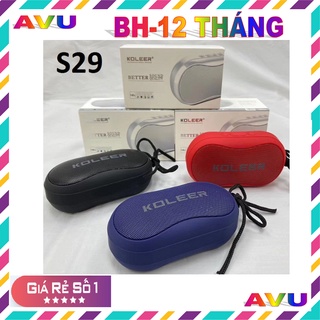 Loa bluetooth S29 nhỏ gọn tiện dụng âm thanh sắc nét Avu14