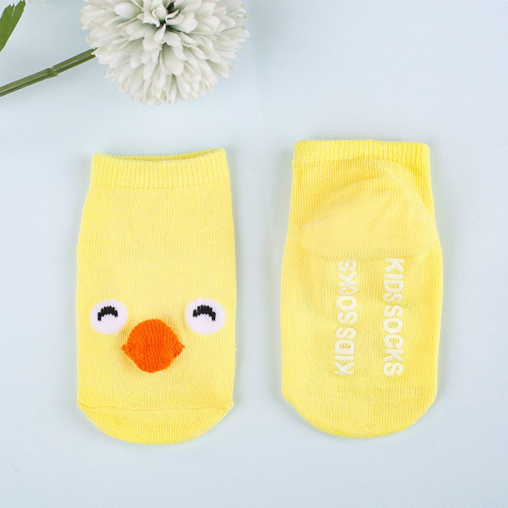 Đôi tất cotton ngắn chống trượt họa tiết hoạt hình dễ thương dành cho bé trai/ bé gái