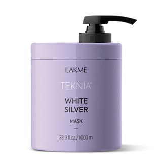 ✅[Lakme_chính hãng] HẤP DẦU GIỮ BÓNG CHO TÓC SÁNG LAKME WHITE SILVER MASK 1000ML NEW 2020