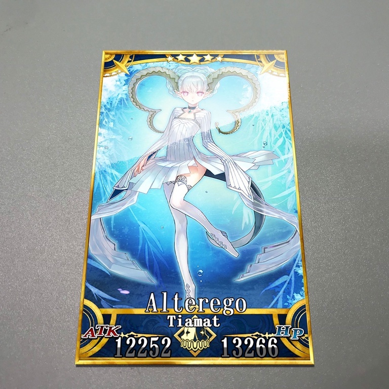 Thẻ bài custom card bánh xốp anime Fate/Grand Order FGO để sưu tầm tự chọn Tiamat