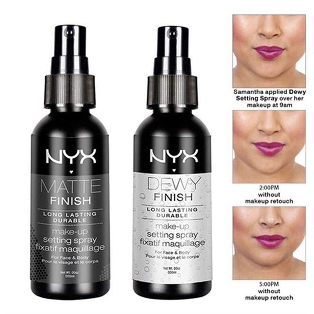 Xịt Khóa Nền NYX Makeup Setting Spray 60ml, Giữ Lớp Nền Trang Điểm Bền Lâu