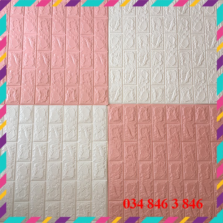 XỐP DÁN TƯỜNG 3D GIẢ GẠCH  ❤️FREESHIP❤️ xốp dán tường cách nhiệt, cách âm, chống ẩm LOẠI  5MM KT 77x70CM | BigBuy360 - bigbuy360.vn