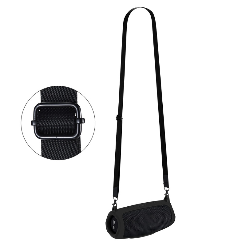 Vỏ Bảo Vệ Hộp Sạc Tai Nghe Bluetooth JBL Charge 5 Bằng Silicon Mềm Hình Ngôi Sao Có Dây Đeo