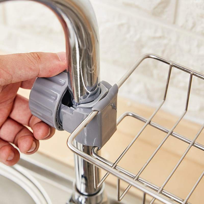 Kệ Để Đồ Rửa Chén Cạnh Vòi Rửa Đa Năng Bằng Inox Không Gỉ Tiện Lợi- Hàng Chính Hãng