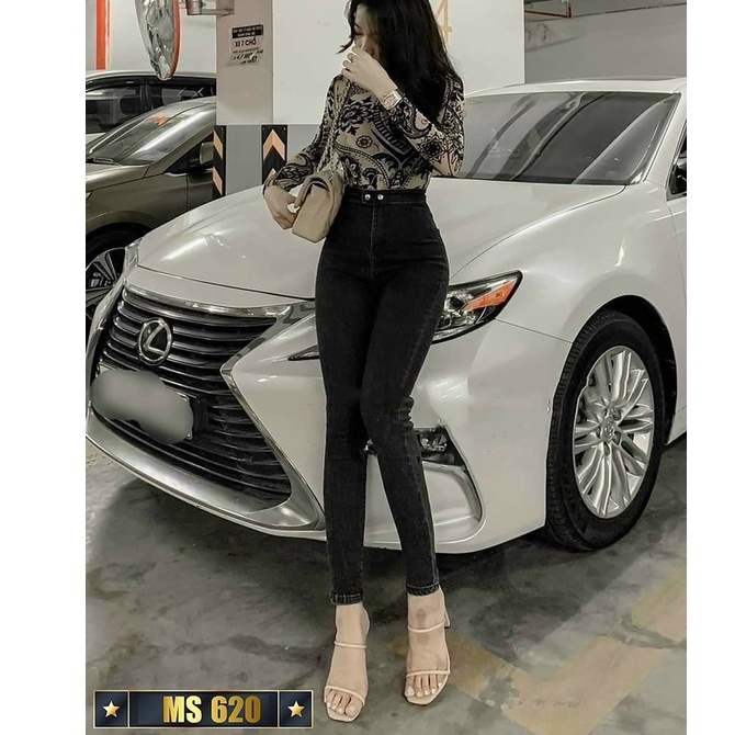 Quần Jean Nữ mẫu mới (kèm hình thật) ❤️A-T Fashion❤️ Quần Bò Nữ cạp cao thời trang hiện đại trẻ trung - QJN501