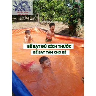 Giá tốt [ BỂ BẠT 2 DA] BỂ BẠT NUÔI ỐC, BỂ BẠT NUÔI ẾCH. BỂ BẠT CHO BÉ TẮM.