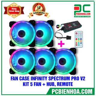  Infinity Spectrum Pro V2-5x Addressable RGB Led Control Fan