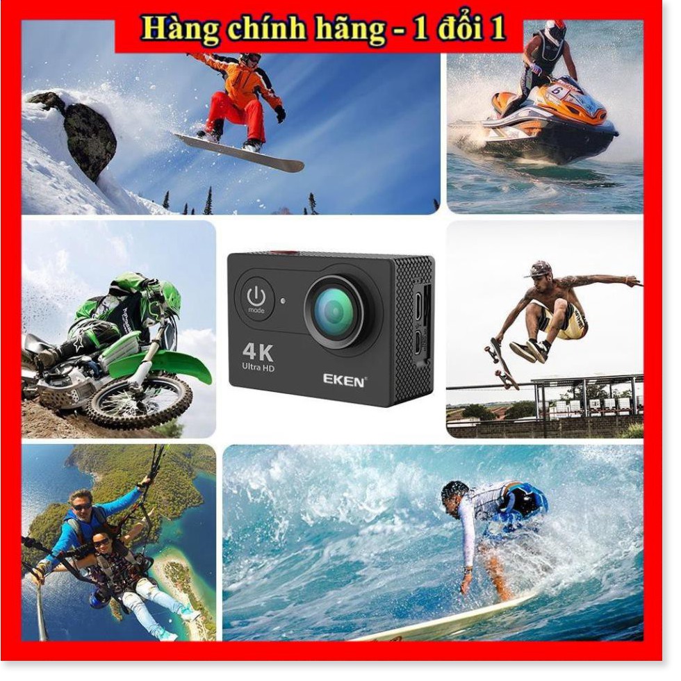 ✔️ [Top sale] -  Camera Hành Trình 4K Ultra HD Wifi Kết Nối Với Điện Thoại Live Stream Eken H9R