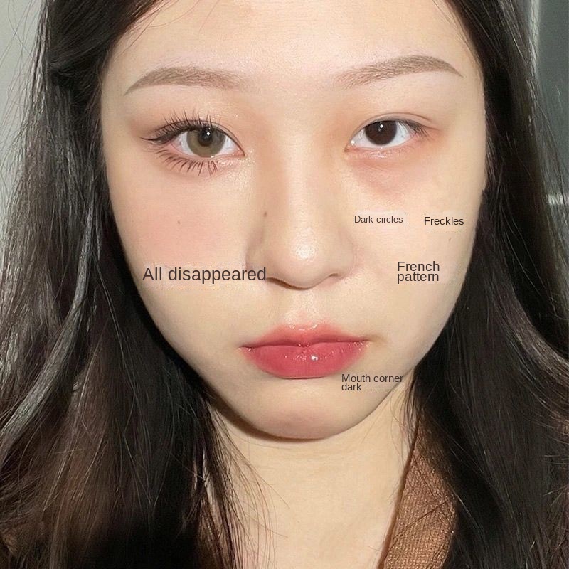 Kem Nền Che Khuyết Điểm Ba Màu Che Phủ Đốm Mụn Và Quầng Thâm Chống Thấm Nước