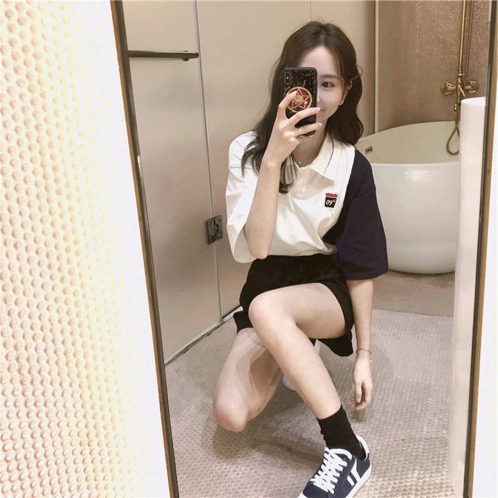 áo thun polo ulzzang order áo cộc ngắn tay trắng có cổ dáng hàn quốc KÈM ẢNH THẬT | BigBuy360 - bigbuy360.vn
