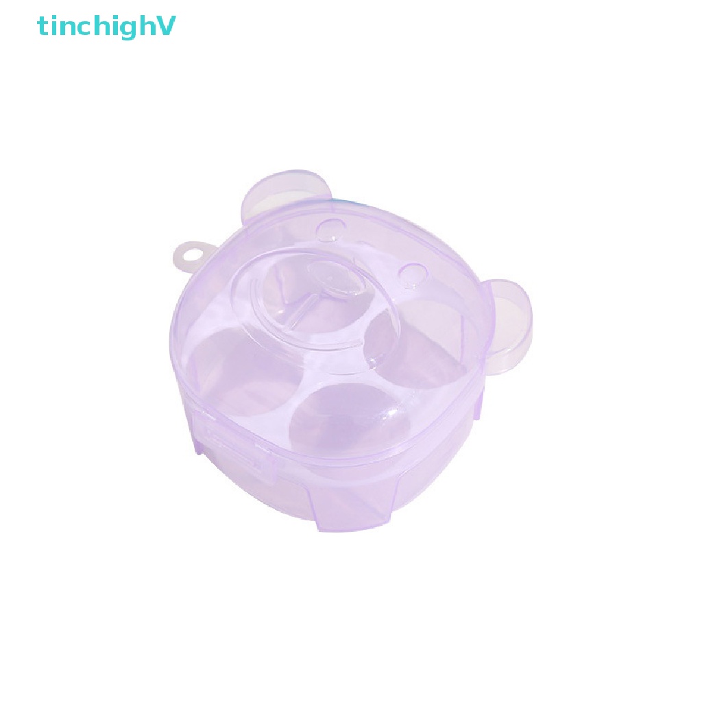 Hộp 4 Ngăn Đựng Mút Trang Điểm Tiện Dụng