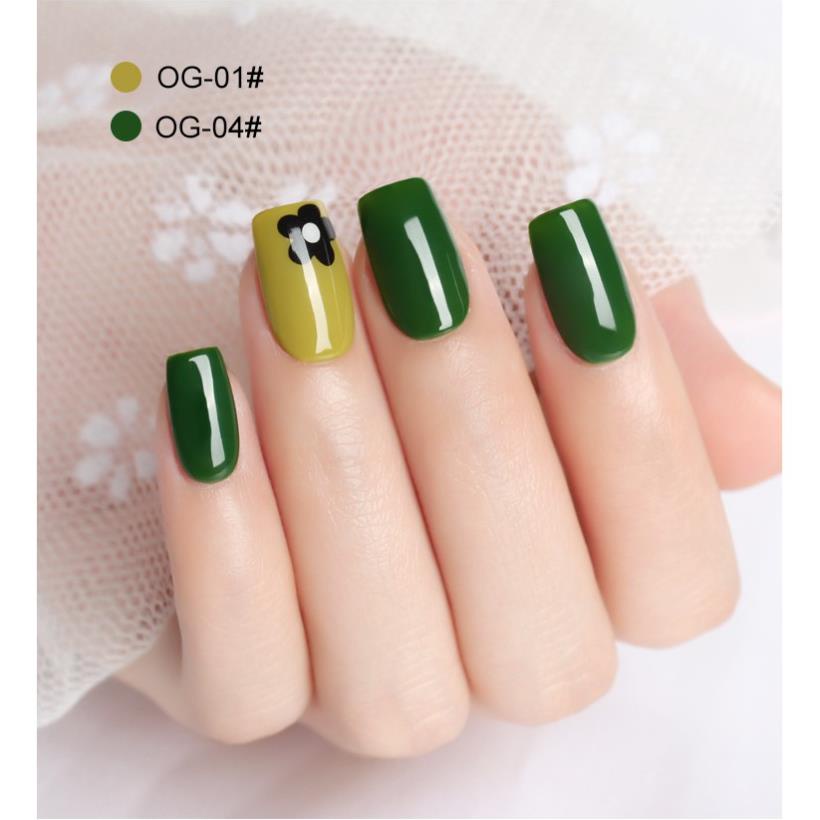 Sơn Gel AS vỏ đen Mã OG ( Cam Kết Chính Hãng - làm khô sơn gel bằng máy hơ uvled )