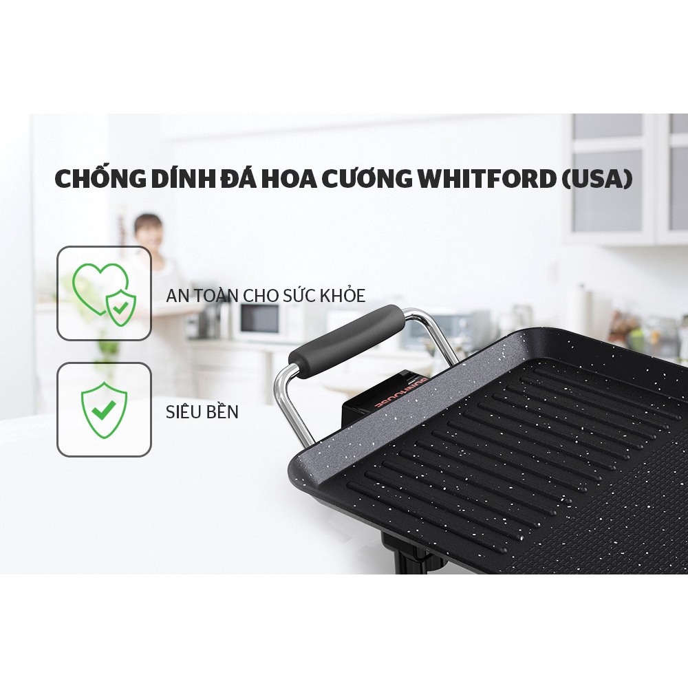 Bếp nướng điện Sunhouse SHD4600 -Hàng chính hãng,bảo hành 12 tháng